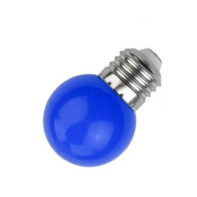 BEC LED G45 6W E27 230V Albastru