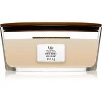 Woodwick White Honey lumânare parfumată cu fitil din lemn (hearthwick) 453 g
