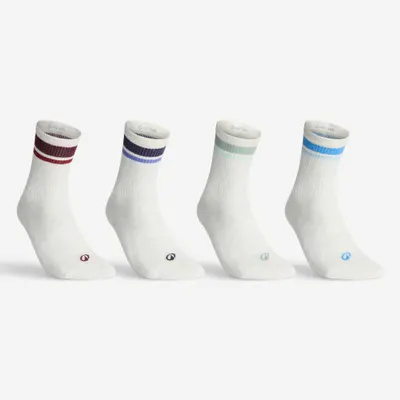 Set de 4 perechi de șosete de sport, RS 300 High Alb