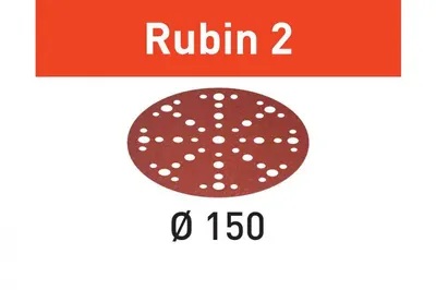 Foaie abraziva STF D150/48 P180 RU2/10 Rubin 2