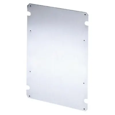 Back-Mounting Plate in Galvanised Steel 396x474