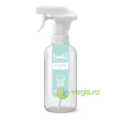 Recipient Reutilizabil din Plastic pentru Tabletele de Curatat 250ml