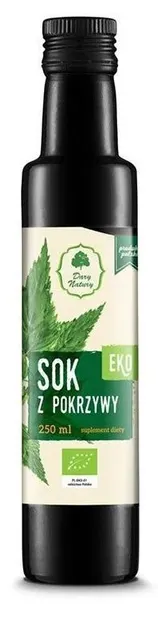 Suc bio de urzică, 250 ml, Dary Natury