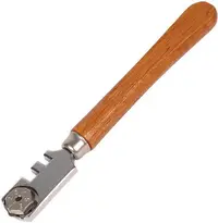 Tăietor de sticlă Wolfcraft - Cu role din carbură de tungsten, 3-8 mm