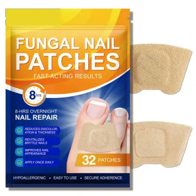 Set 32 Plasturi pentru Unghii Deteriorate si Ingalbenite - Ingrijire Nocturna si Protectie