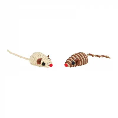Jucarie pentru pisici Trixie Soarece cu sisal 5 cm