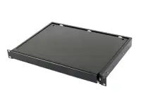 Suport tastatura Spacer SPKP-1U300-BK-03, 1U, pentru rack 19inch, adancime 300mm (Negru)