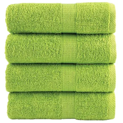 Gossi prosoape maini premium solund 4 buc verde 30x30 cm 600 gsm