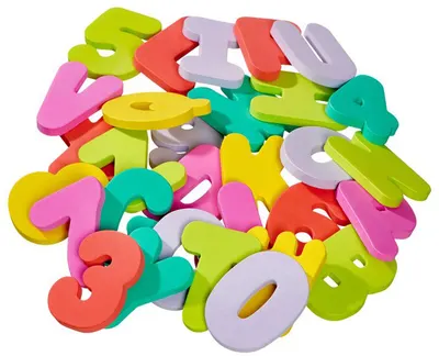 Vital Baby Bath Toys - Litere și numere