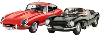 Set de asamblare Revell Modern: Mașini - Set cadou Jaguar 100th Anniversary