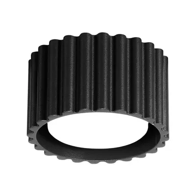 Spot negru din metal ø 10 cm Zora – Sollux