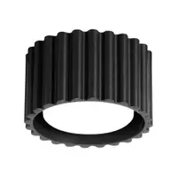 Spot negru din metal ø 10 cm Zora – Sollux