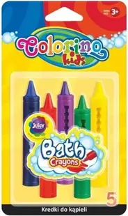Set pasteluri pentru baie Colorino Kids - 5 culori
