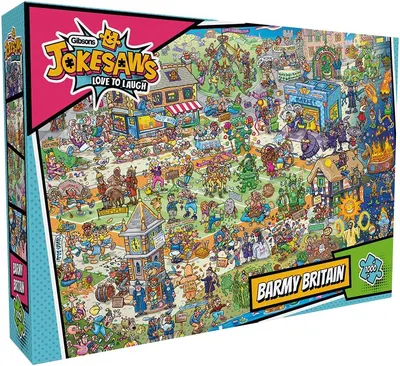Puzzle Gibsons din 1000 piese - Marea Britanie nebună
