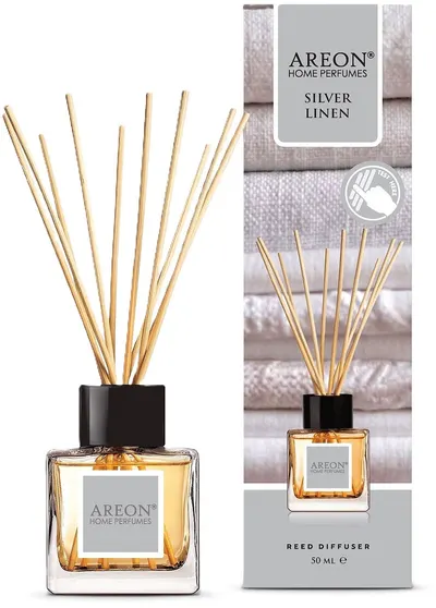 Bețișoare parfumate Areon Classic - Silver Linen, 50 ml