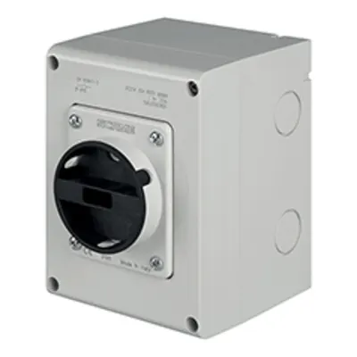 Intrerupator separatorn20A DC IP65 105x150x127mm D3 IK08 GENERAL GREY/BLACK GW 650°C