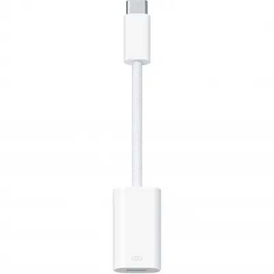 Adaptor Date si Incarcare USB-C - Lightning Apple A2868, Alb MUQX3ZM/A