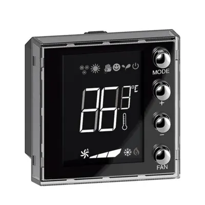 Cu senzor de temperatura integrat si 4 butoane de control; 2 module