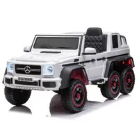 Masinuta electrica copii, Mercedes G63 6x6, 210W, 12V 10Ah, echipare Premium, alba