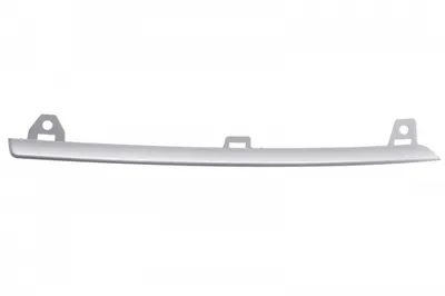 Ornament bara fata stanga (mijloc, cu strat de baza, argintiu, BASE S) potrivit PORSCHE CAYENNE III 9YA 09.17