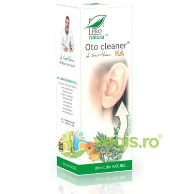 Solutie pentru Igiena Urechii cu Acid Hialuronic Oto Cleaner 50ml