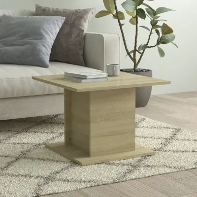 vidaXL Măsuță de cafea, stejar sonoma, 55,5x55,5x40 cm, lemn compozit