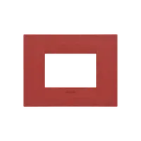 Ornament Geo - in Varnished Technopolymer - 3 Module- Ruby - Chorus