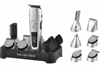 Trimmer pentru față și corp Jean Louis David - Ultimate Trimmer 20210, argintiu