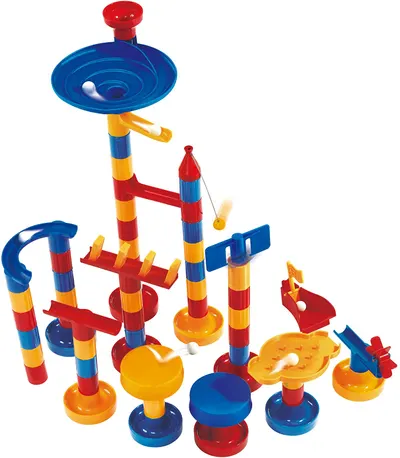 Pista de asamblat Galt Marble Run - Reactions, cu bile