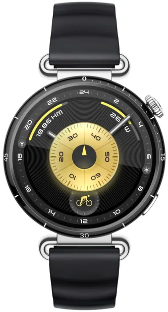 Smartwatch Huawei - Watch GT6, 1.32'', 41 mm, Black Silicon