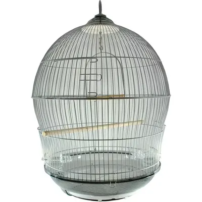 Colivie Pasari Rotunda 370, Gri Silver, 47x70 cm
