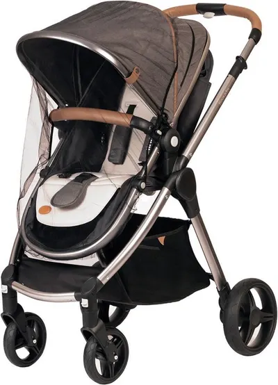 Plasă de țânțari universală pentru cărucior Babyono - Negru