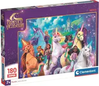 Puzzle pentru copii Clementoni din 180 piese- Academia Unicornilor