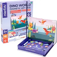 Joc magnetic de arta si asociere - Dino World