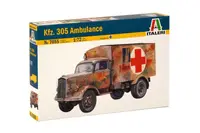 Model de ansamblu militar - Ambulanță Opel KFZ.305 (KFZ.305 OPEL AMBULANCE)