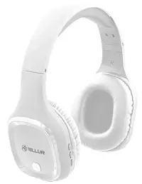 Căști wireless cu microfon Tellur - Pulse, albe