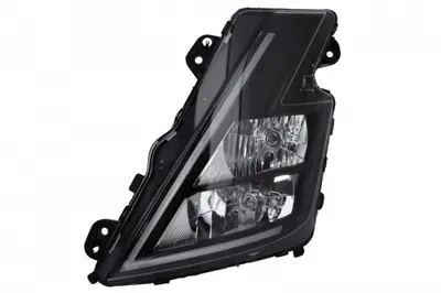 Far stanga (H1 H7 LED, electric, cu motor, cu lumina de zi, culoare insert: negru, culoare indicator: alb) potrivit VOLVO FH16 III 02.20