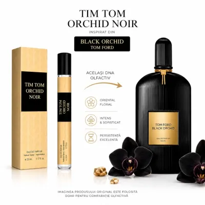 MBM016 – Tim Tom Orchid Noir – Inspirat din Black Orchid de la Tom Ford | 35 ml | Montage Brands