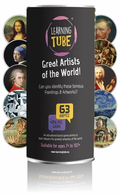 Joc educațional de masă Learning Tube - Great Artists of the World (limba engleză)