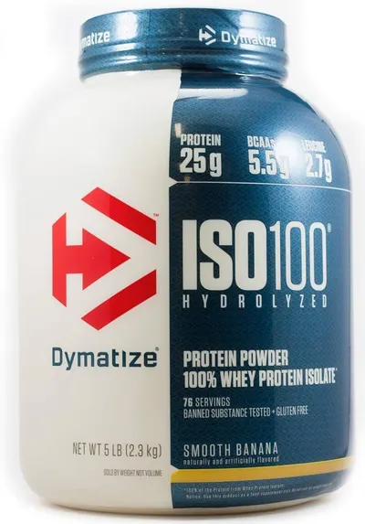 ISO 100, banană, 2.3 kg, Dymatize