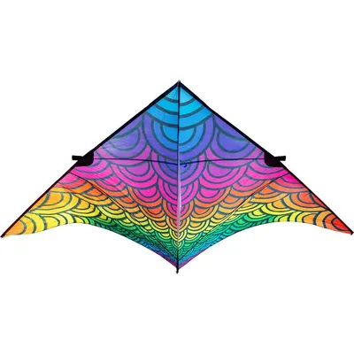 Zmeu cu fir simplu HQ Delta Illusion 4 m 106425 Rainbow 410 x 195 cm