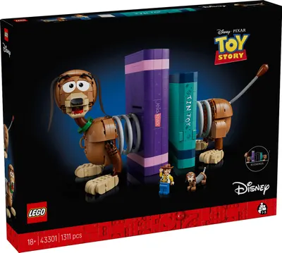 LEGO® Disney Pixar - Opritoare de carti Cainele Slinky din Povestea jucariilor (43301)