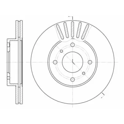 Disc frana REMSA 6179.10