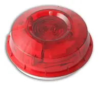 Honeywell Strobe inteligent montat pe perete cu lentila rosie si izolator incorporatWST-PR-I05