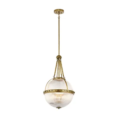 Lampa suspendata Aster 3 Light Pendant – Natural Brass