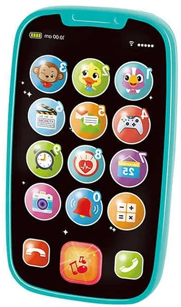 Jucarie interactiva Hola Toys - Primul meu smartphone, albastra