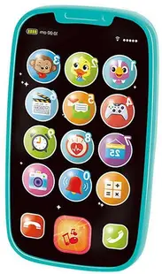 Jucarie interactiva Hola Toys - Primul meu smartphone, albastra