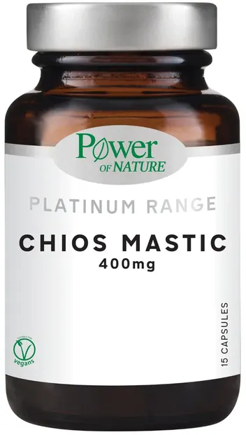 Platinum Range Chios Mastic, 400 mg, 15 capsule, Power of Nature
