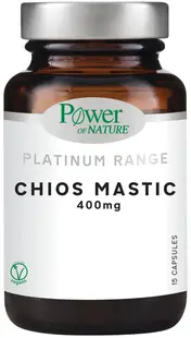 Platinum Range Chios Mastic, 400 mg, 15 capsule, Power of Nature