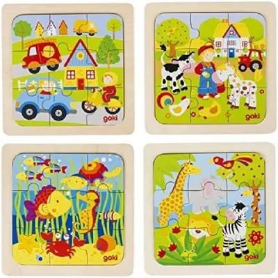 Puzzle 9 piese - Puzzle vesel - Mai multe modele
